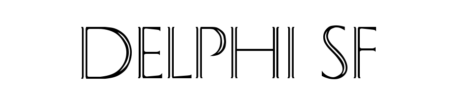 Delphi SF Yazı tipi ücretsiz indir